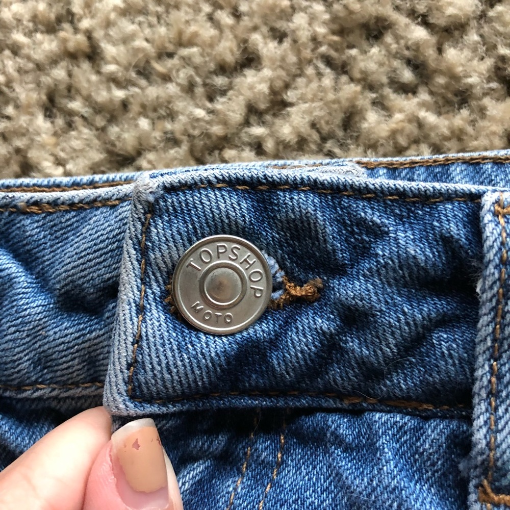 High Waisted Denim Skirt - Picture 3 of 5